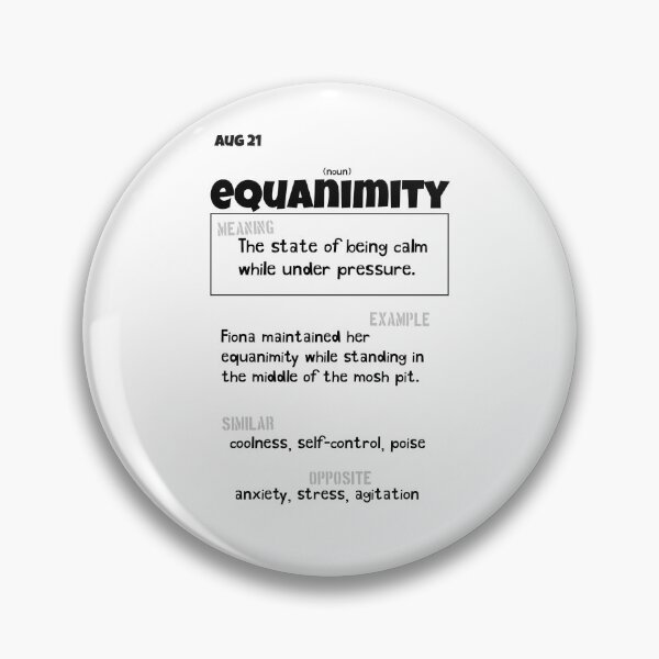 Item preview, August 21 Equanimity designed and sold by Square Root of Squid.