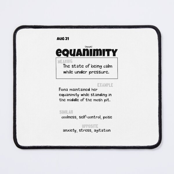 Item preview, August 21 Equanimity designed and sold by Square Root of Squid.