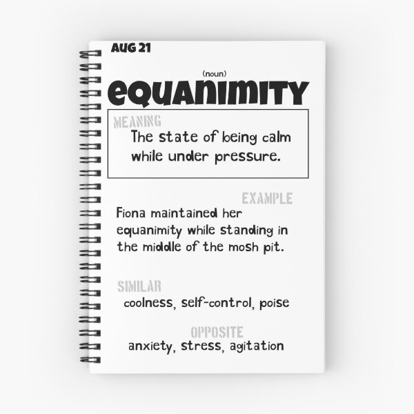 Item preview, August 21 Equanimity designed and sold by Square Root of Squid.