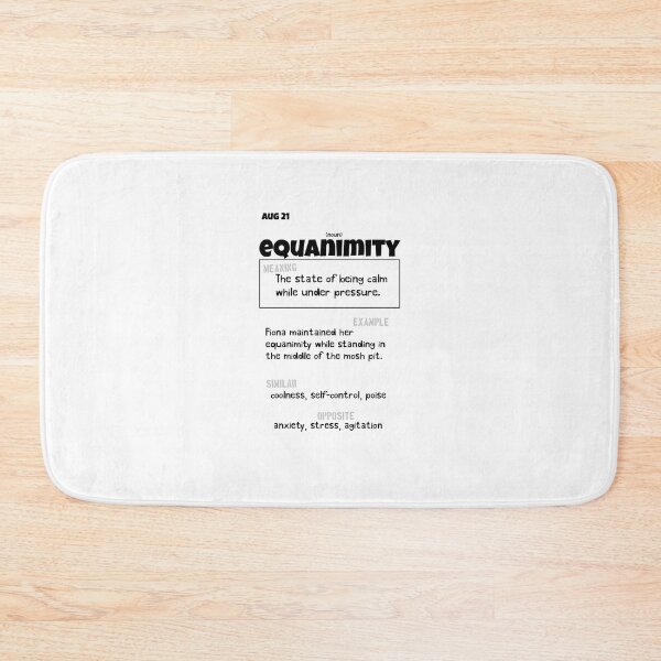 Item preview, August 21 Equanimity designed and sold by Square Root of Squid.
