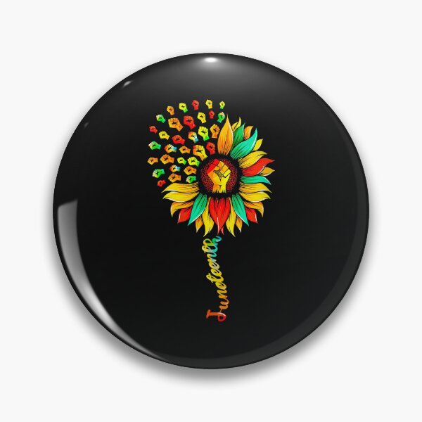 Artikelvorschau, Womens Sunflower Fist Black History Happy Juneteenth 1865 entworfen und verkauft von Evrard122344.