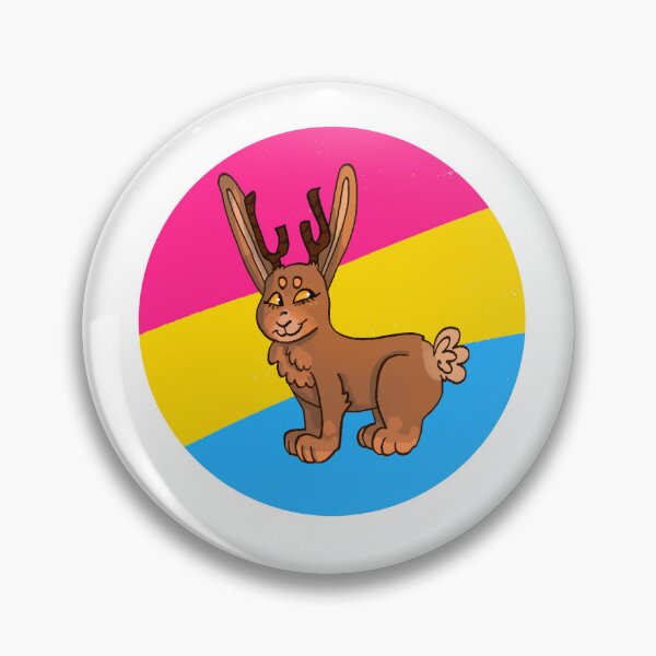Item preview, Jackalope Pride Flags- Pansexual designed and sold by fruitbat55.