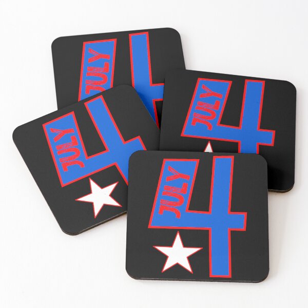 Item preview, Big Number 4 July Fourth Red and Whilte and Blue designed and sold by artfulnotebook.