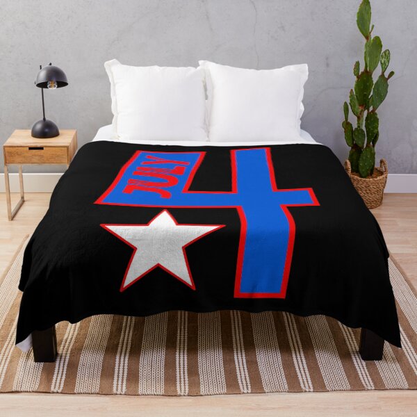 Item preview, Big Number 4 July Fourth Red and Whilte and Blue designed and sold by artfulnotebook.