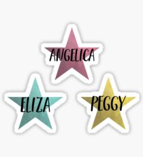 Angelica, Eliza & Peggy Sticker