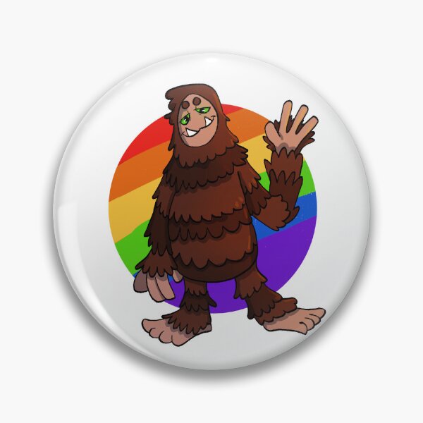 Item preview, Bigfoot Pride Flags- Rainbow! designed and sold by fruitbat55.