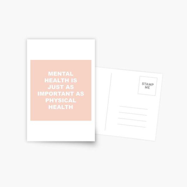 Mental Health Postcard