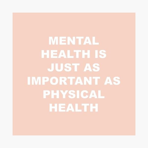 Mental Health Photographic Print