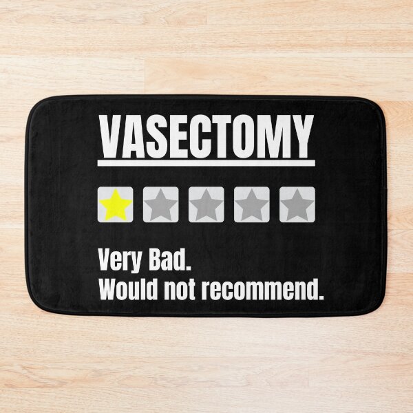 Item preview, Would not Recommend Vasectomy, Vasectomy, Contraception, Male Sterilization, Birth Control, Childfree, Vasectomy Recovery designed and sold by AmputTee.