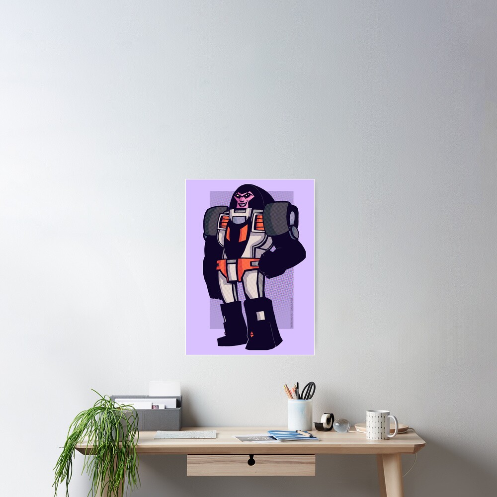 "Gobots Crasher" Poster by TheRedMoth | Redbubble
