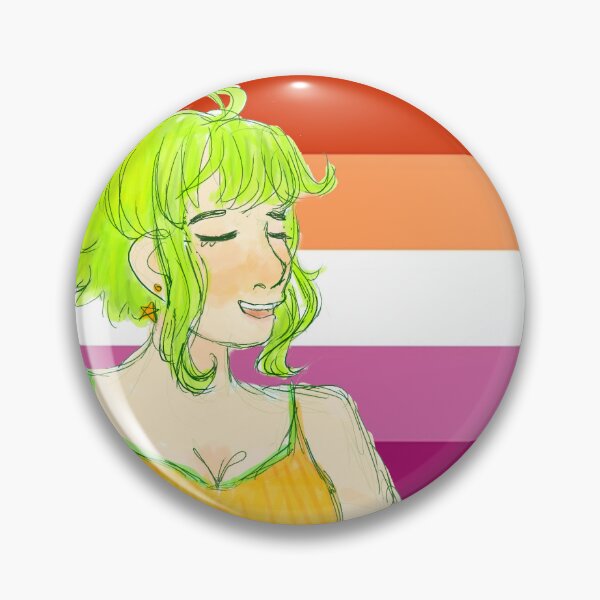 Item preview, VOCALOID Megpoid Gumi Lesbian Flag  designed and sold by Holli Anderson.