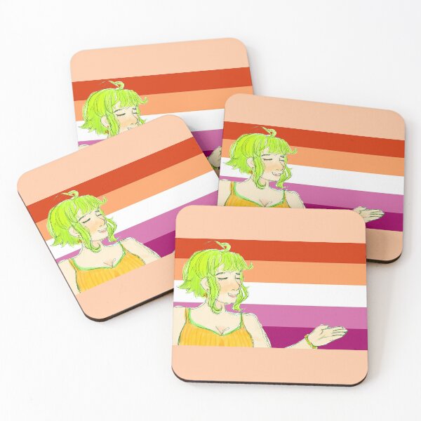 Item preview, VOCALOID Megpoid Gumi Lesbian Flag  designed and sold by Holli Anderson.