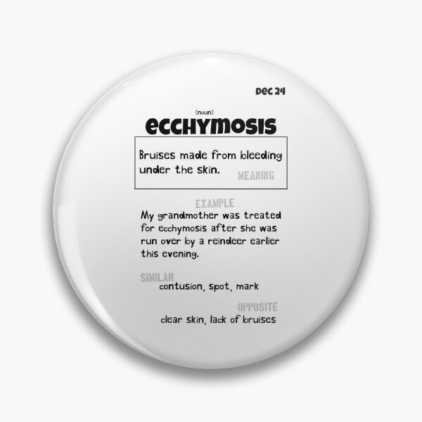 Item preview, December 24 Ecchymosis designed and sold by Square Root of Squid.