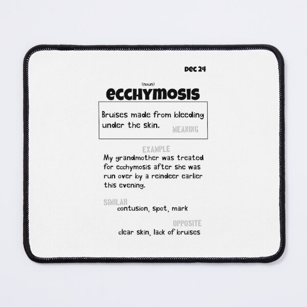 Item preview, December 24 Ecchymosis designed and sold by Square Root of Squid.