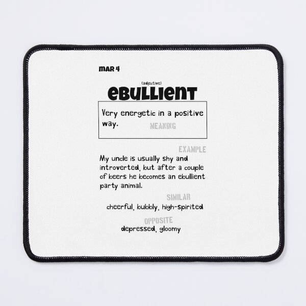 Item preview, March 4 Ebullient designed and sold by Square Root of Squid.