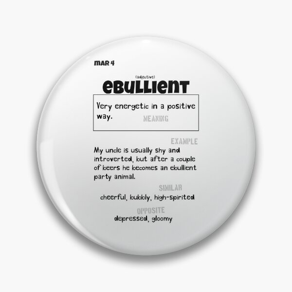 Item preview, March 4 Ebullient designed and sold by Square Root of Squid.