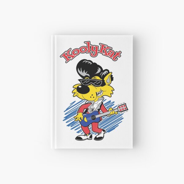 KOOLY KAT - Logo On White Hardcover Journal