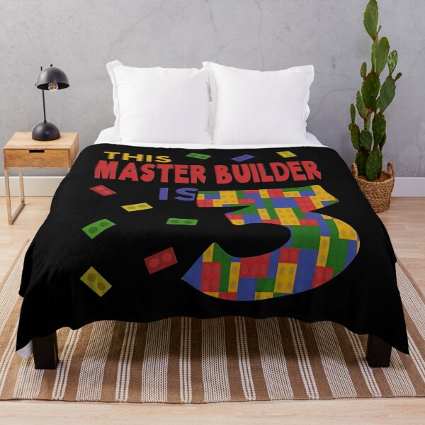 Item preview, Cute Master Builder 3 Years Old Block Building Boys Kids design designed and sold by Merchking1.