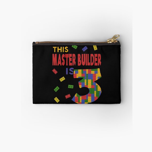 Item preview, Cute Master Builder 3 Years Old Block Building Boys Kids design designed and sold by Merchking1.