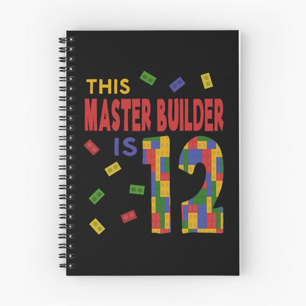 Item preview, Cute Master Builder 12 Years Old Block Building Boys Kids design designed and sold by Merchking1.