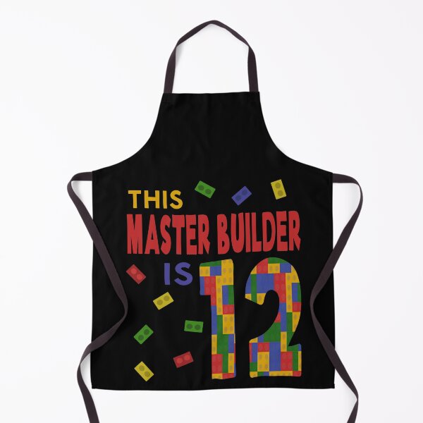 Item preview, Cute Master Builder 12 Years Old Block Building Boys Kids design designed and sold by Merchking1.
