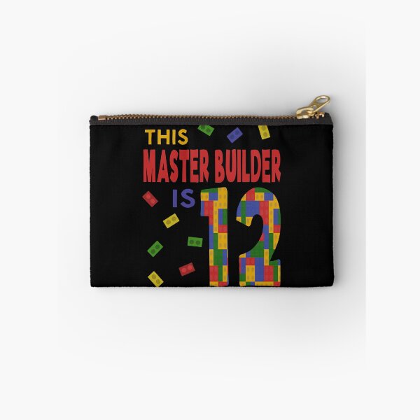 Item preview, Cute Master Builder 12 Years Old Block Building Boys Kids design designed and sold by Merchking1.