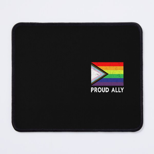 Item preview, Proud Ally | Pride Month LGBTQ Black Pride Flag print designed and sold by Merchking1.
