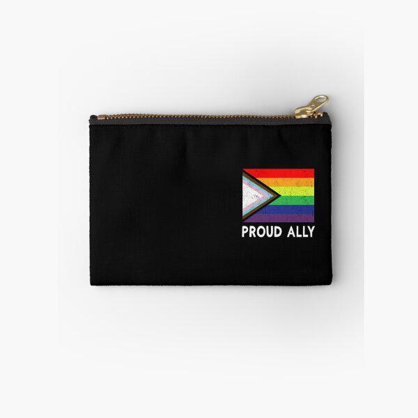 Item preview, Proud Ally | Pride Month LGBTQ Black Pride Flag print designed and sold by Merchking1.