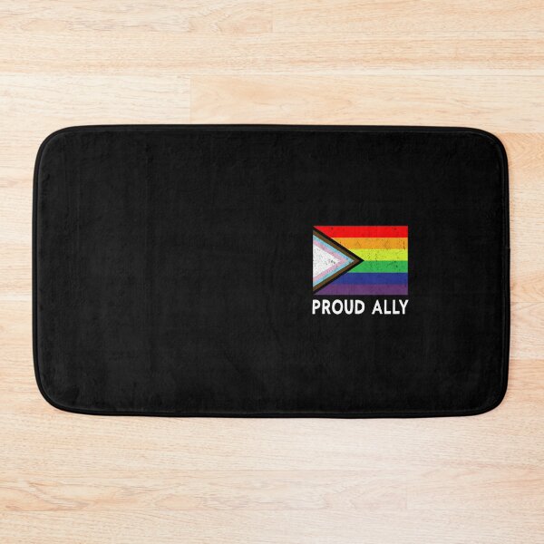 Item preview, Proud Ally | Pride Month LGBTQ Black Pride Flag print designed and sold by Merchking1.
