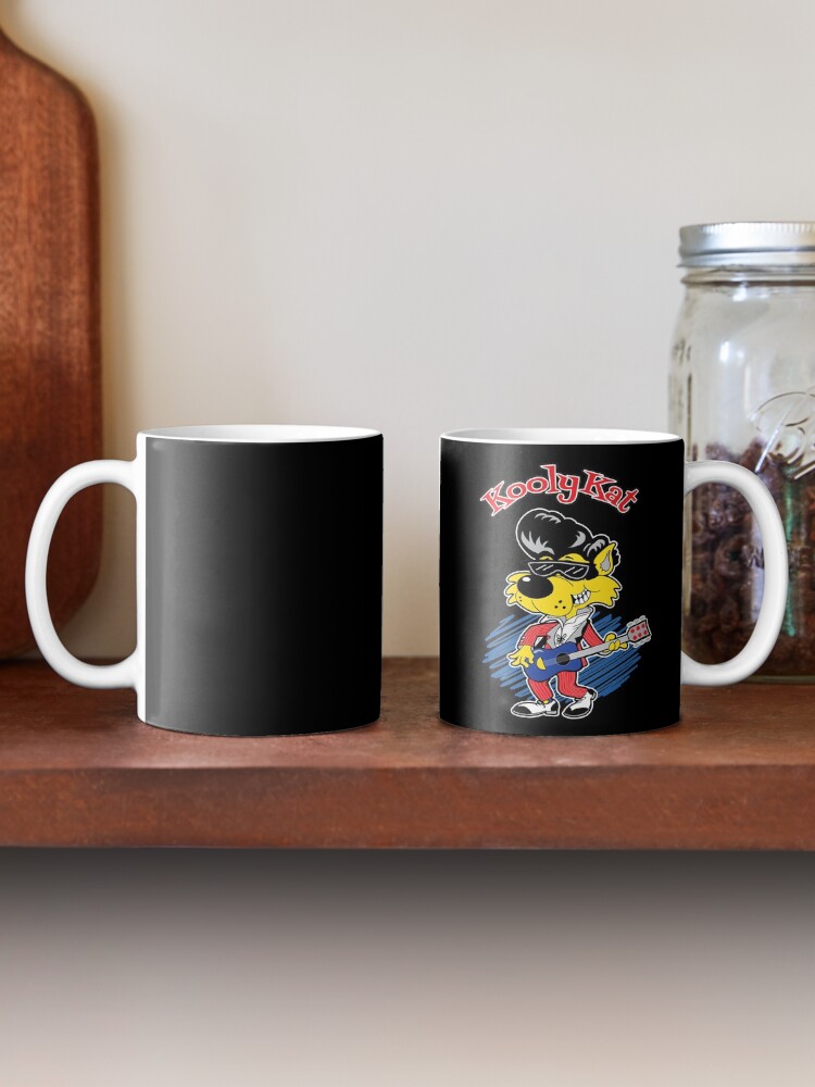 Alternate view of KOOLY KAT - Logo On Black Mug