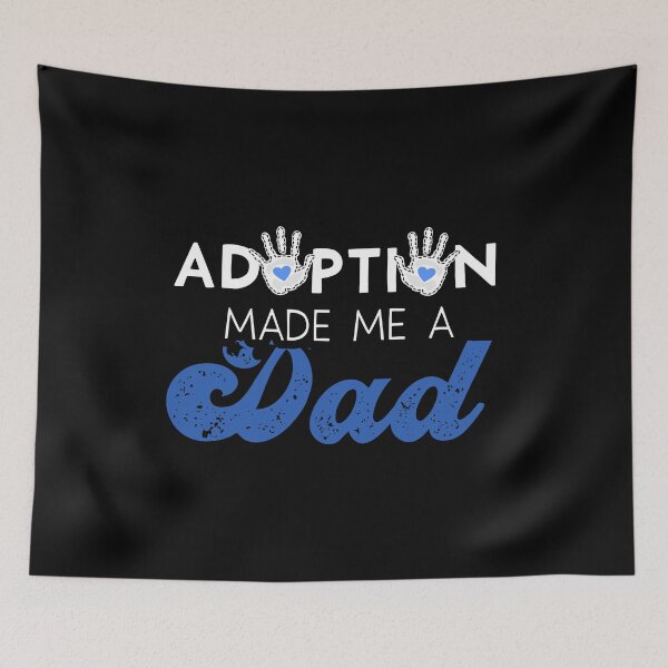 Item preview, Father's Day Tee for Adoptive Father Adoption Made Me a Dad design designed and sold by Merchking1.