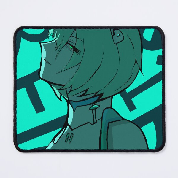 Item preview, Rei Ayanami Contrast Teal 001 designed and sold by vegantoaster.