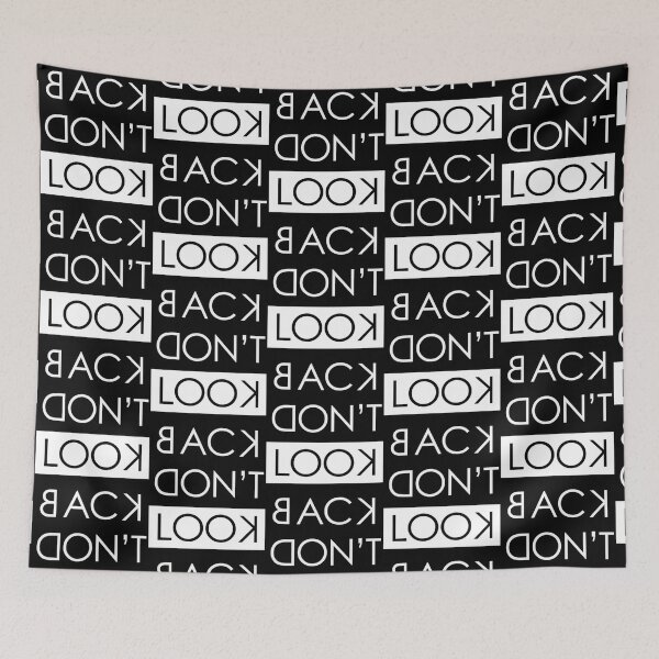 Item preview, DONT LOOK BACK funny designed and sold by MerchBoothCo.