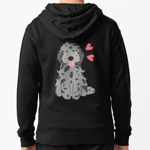 Item preview, Love Blue Merle Cockapoo Cavapoo Cavoodle designed and sold by Lulupainting.