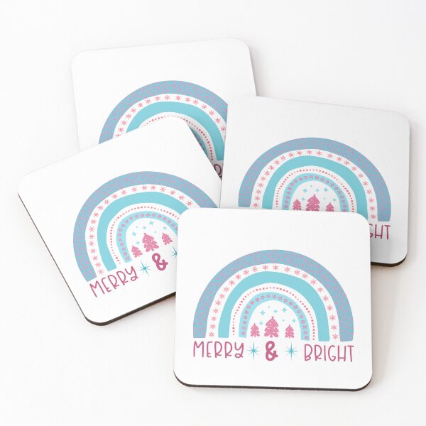 Item preview, Merry and Bright Boho Christmas Rainbow designed and sold by OctGaveAParty.