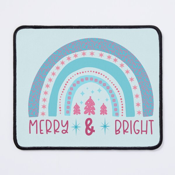 Item preview, Merry and Bright Boho Christmas Rainbow designed and sold by OctGaveAParty.