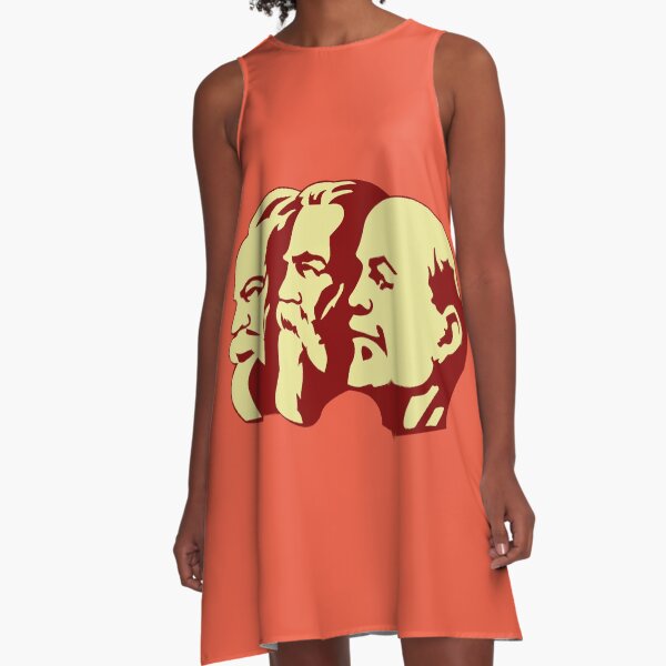 MARX ENGELS LENIN A-Line Dress