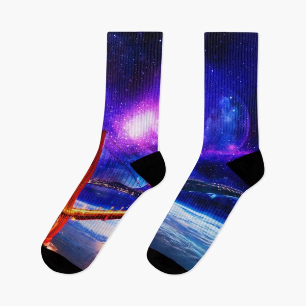 Item preview, Puente Golden Gate San Francisco California EE.UU. galaxia colorida designed and sold by TeeARTHY.