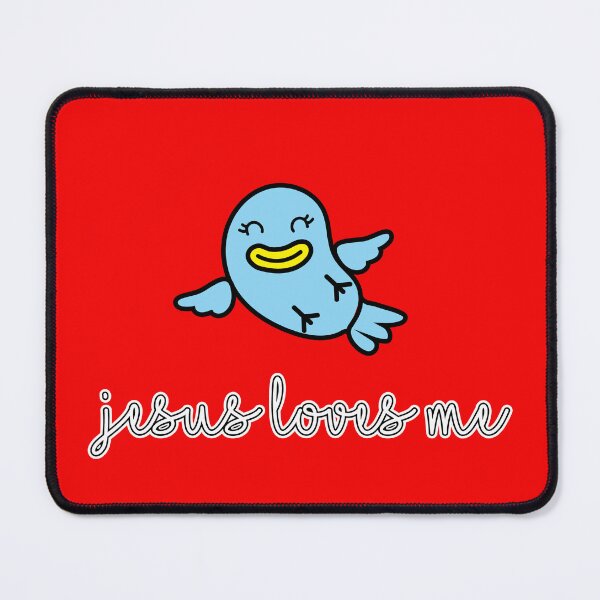 Item preview, JESUS LOVES ME - YU YU THE BIRDIE designed and sold by Obedience Exalted Merchandize.