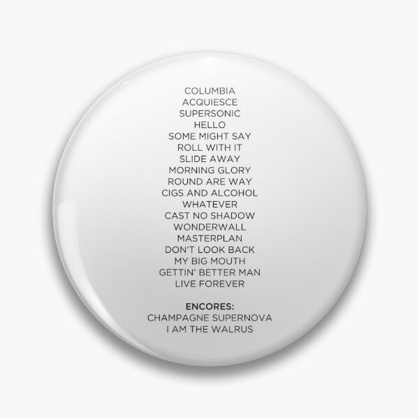Item preview, Knebworth setlist  Premium  designed and sold by MerchBoothCo.