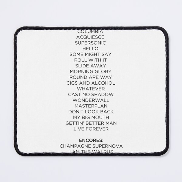 Item preview, Knebworth setlist  Premium  designed and sold by MerchBoothCo.