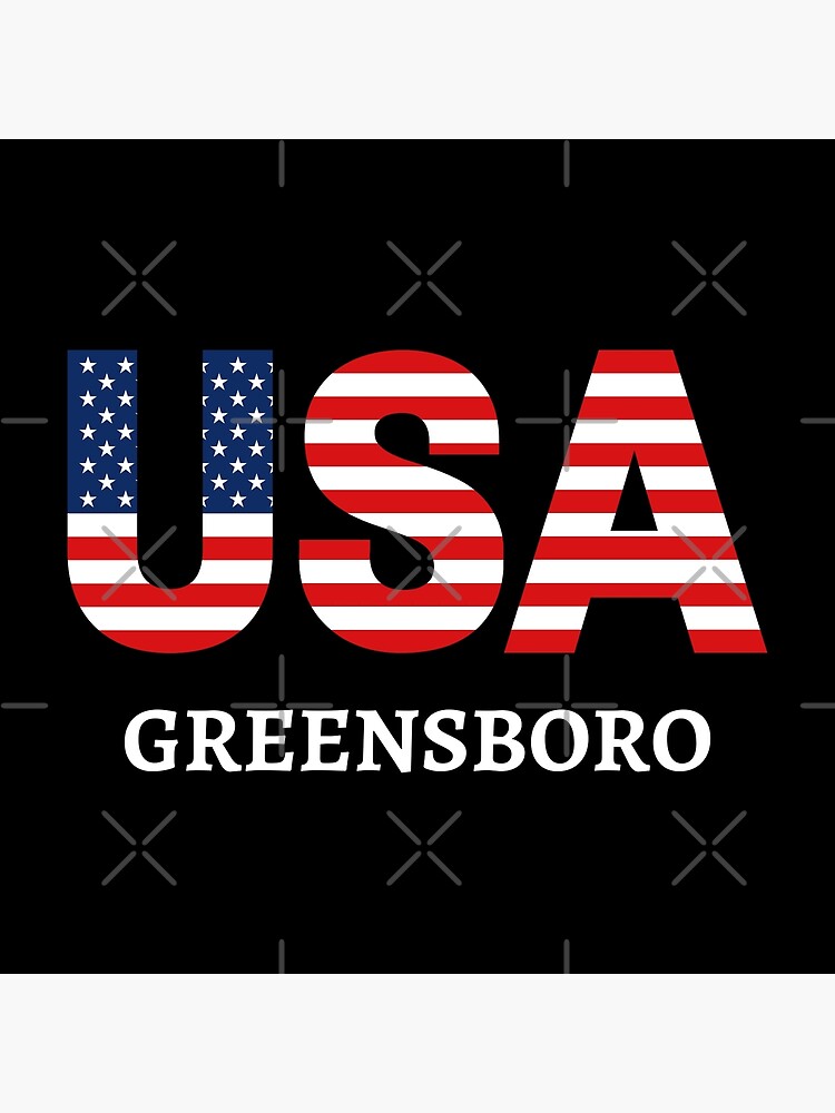 "Greensboro USA Flag 4th of July Independence Day of America