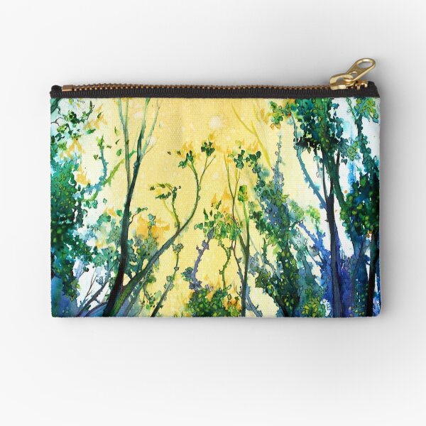 Forest Light Zipper Pouch