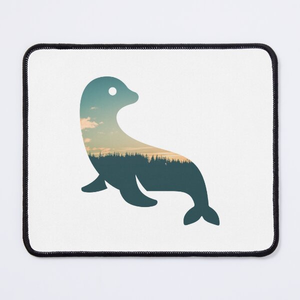 Item preview, Forest Trees Under Calm Sky Seal | Cute Seal  designed and sold by BopleDesigns.