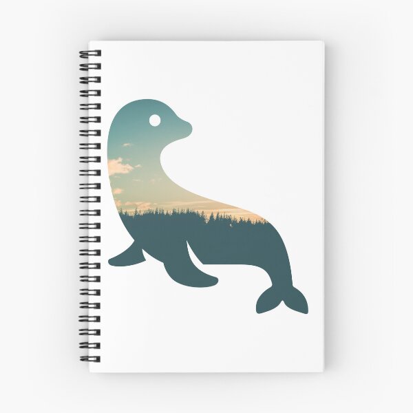 Item preview, Forest Trees Under Calm Sky Seal | Cute Seal  designed and sold by BopleDesigns.