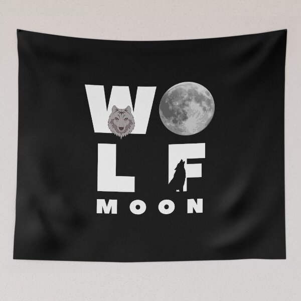 Item preview, WOLF MOON designed and sold by Fitandstylish.