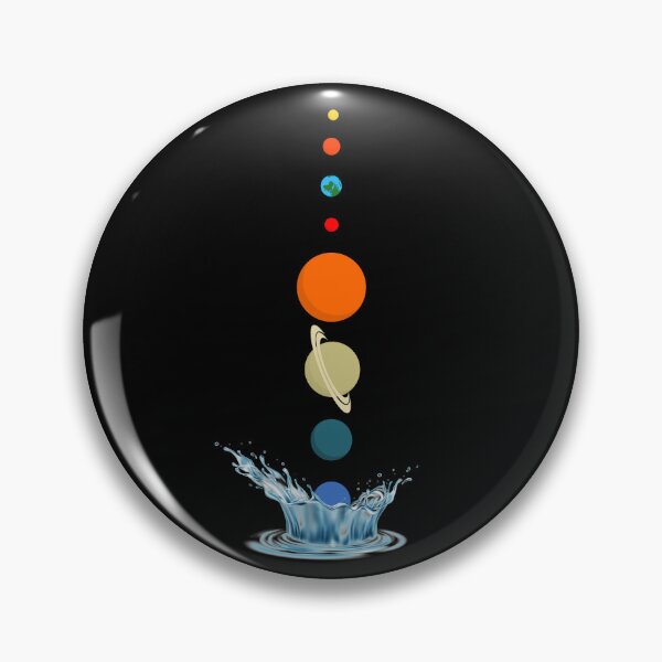 Item preview, Planet entering water. designed and sold by ONELOVEDESIGNS0.