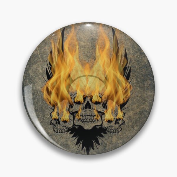 Item preview, 3 fire skulls designed and sold by leong732.