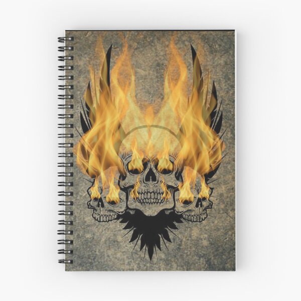 Item preview, 3 fire skulls designed and sold by leong732.