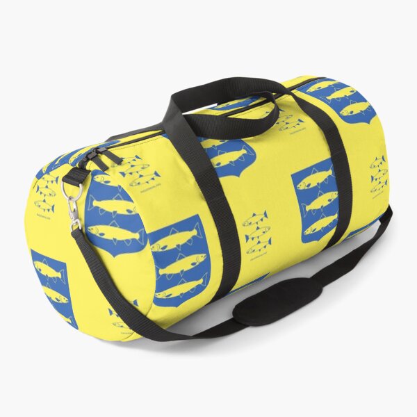 Item preview, Ångermanland Fat Salmons, Yellow and Blue Pattern (Sweden/ Svenska landskap) designed and sold by Landskapsbutiken .com.
